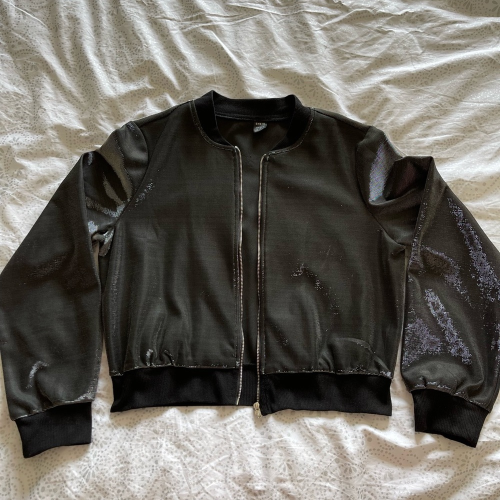 Black Cropped Jacket
